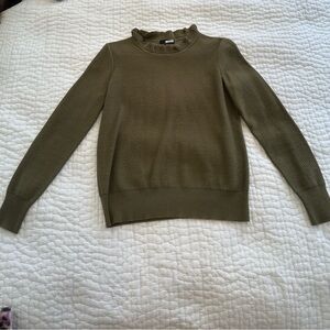 Olive Green J Crew sweater